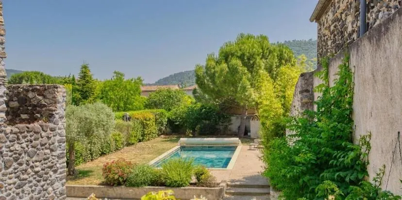 Дом отдыха Belle Maison De Pierre Pour 10P, 4Ch, Piscine Privative, Grand Jardin Clos Alba-la-Romaine Франция